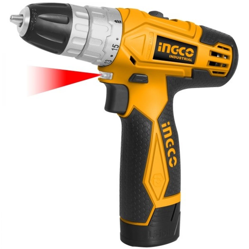 INGCO 12V Li-ion Cordless Drill CDLI208120